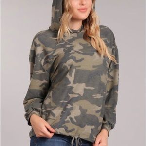 Hooded Camo Sweater